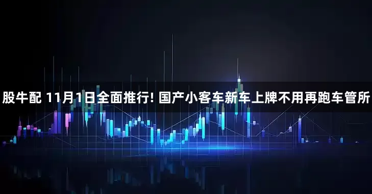 股牛配 11月1日全面推行! 国产小客车新车上牌不用再跑车管所