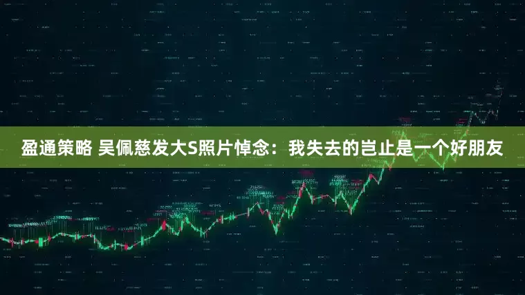 盈通策略 吴佩慈发大S照片悼念：我失去的岂止是一个好朋友